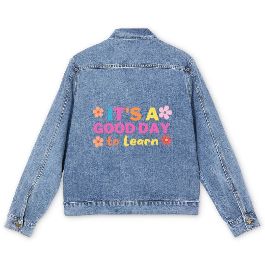 It's a good Day to Learn - Retro Vintage Men's Denim Jackets