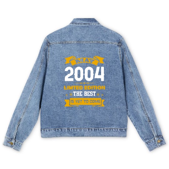 May 2004 Birthday Surprise Men's Denim Jackets