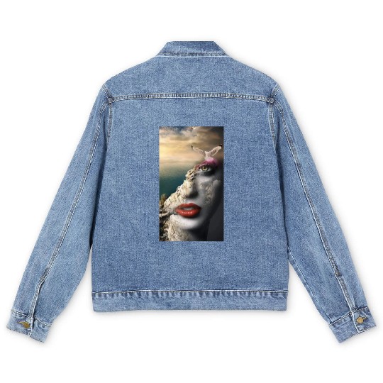 la femme et le nature Men's Denim Jackets