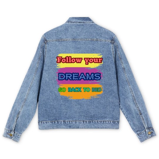 "Designing Your Destiny: Embrace Your Passion. Men's Denim Jackets