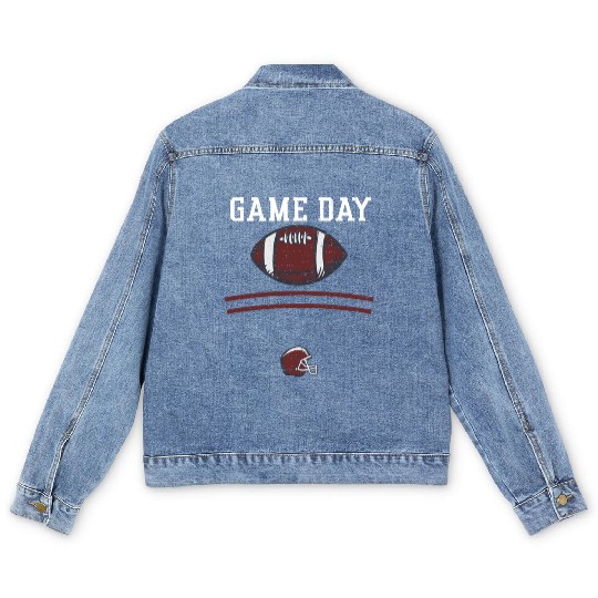 Game Day - Football Men's Denim Jackets