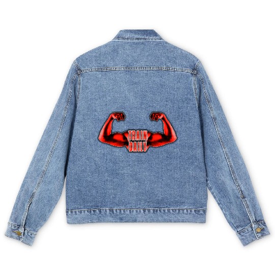 Train Daily Men's Denim Jackets