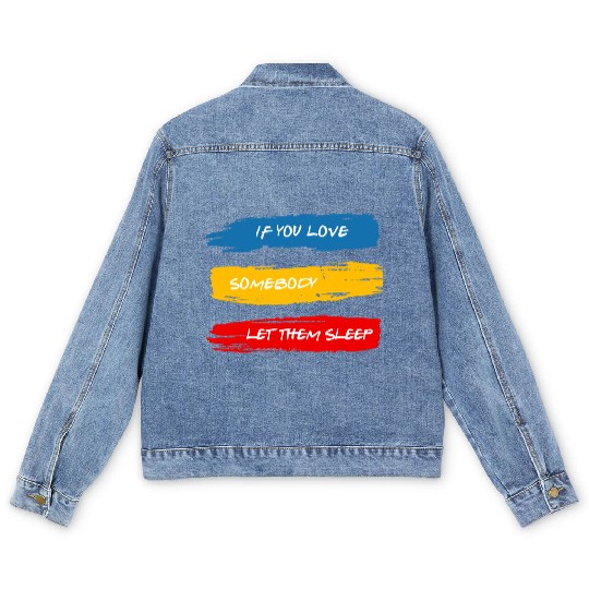 Let Them Sleep Men's Denim Jackets