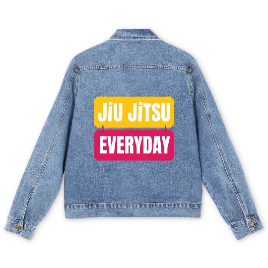 Jiu Jitsu Everyday Men's Denim Jackets