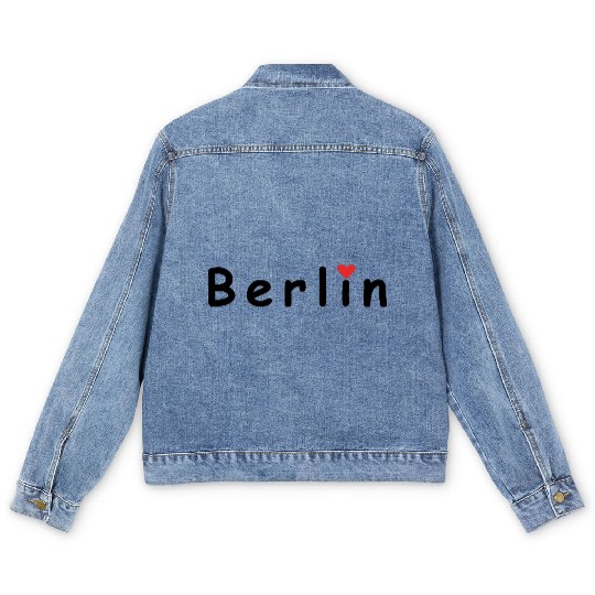 Berlin Germany Men's Denim Jackets
