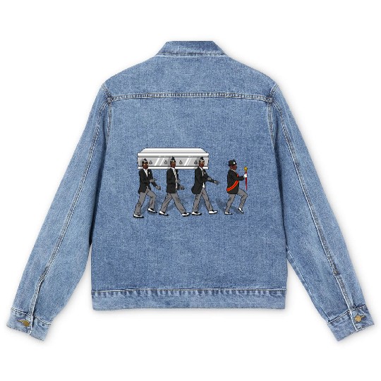 Coffin Dance Men's Denim Jackets
