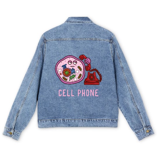 Science Jokes Chemistry Chemist Experiment Cell Ph Men's Denim Jackets