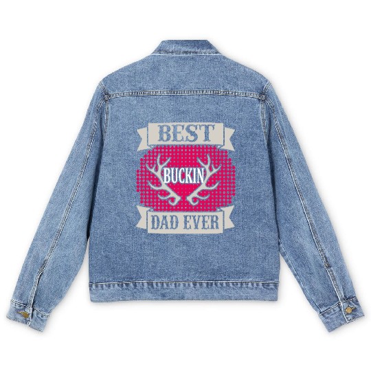 Best Dad Ever Men's Denim Jackets
