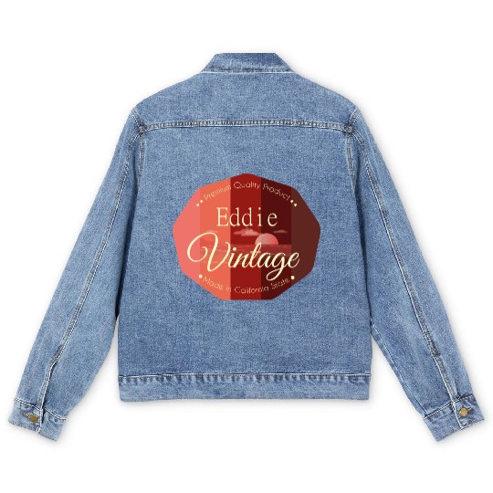 Eddie First Name Vintage Men's Denim Jackets