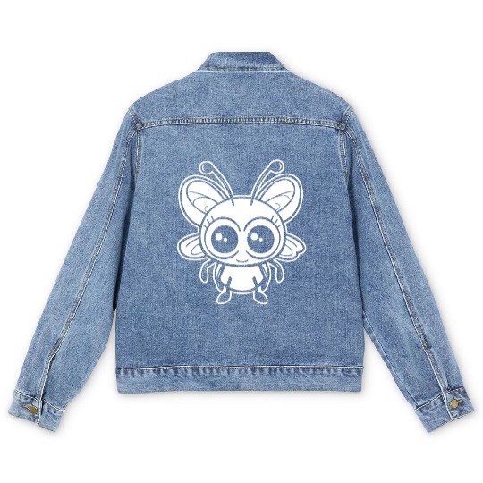 Bug Beetle Insect Men's Denim Jackets