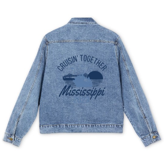 Mississippi River Cruise Men's Denim Jackets