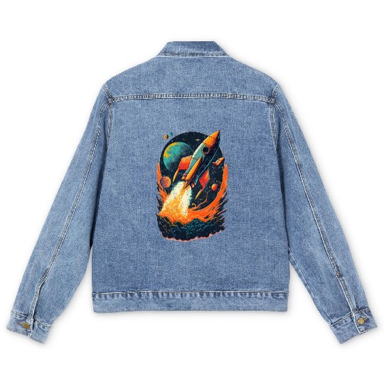 To The Mars Men's Denim Jackets