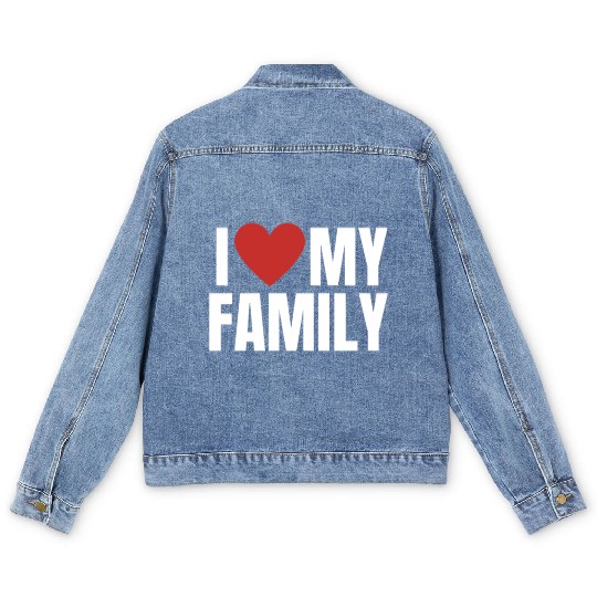 Patriotic Bald Eagle - USA American Flag 4th of Ju Men's Denim Jackets