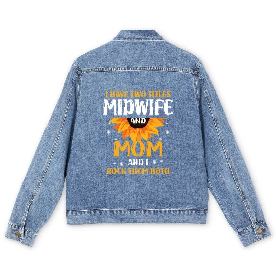 Doula Midwifery Birth Childbirth Pregnancy Midwife Men's Denim Jackets