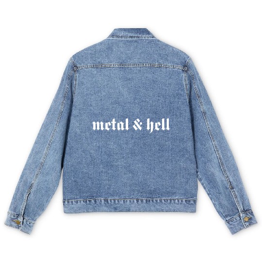 metal and hell Men's Denim Jackets