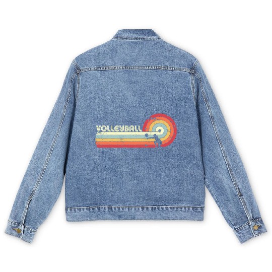 Volleyball Men's Denim Jackets