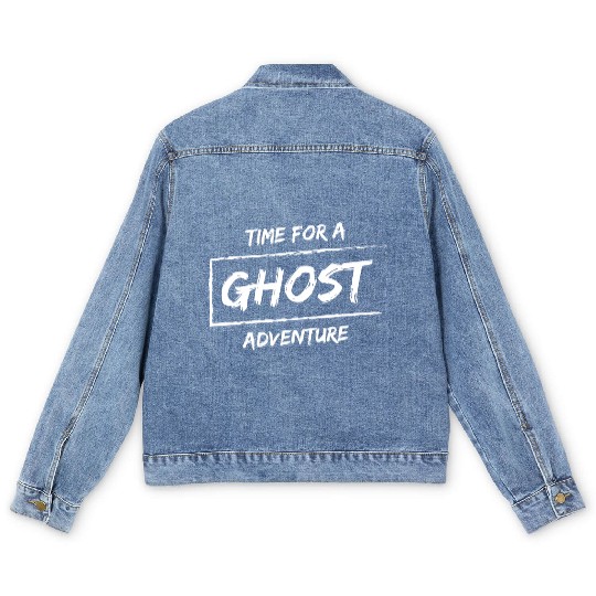 Ghost Adventures Time For Ghost Adventure Men's Denim Jackets