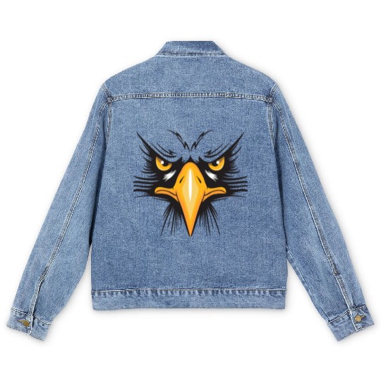 Angry bird Men's Denim Jackets