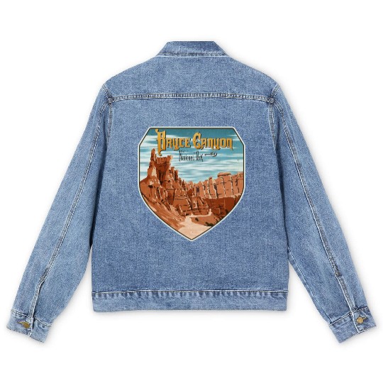 Bryce canyon national park Men's Denim Jackets