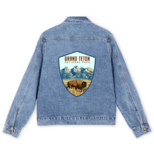 Grand teton national park Men's Denim Jackets