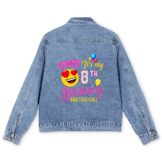 Omg It'S My 8Th 8 Men's Denim Jackets
