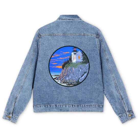 Acadia National Park Men's Denim Jackets