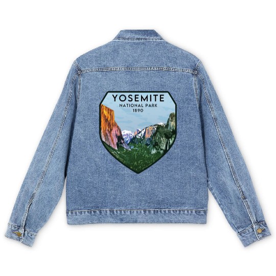 yosemite national park Men's Denim Jackets