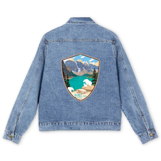 Banff national park Men's Denim Jackets
