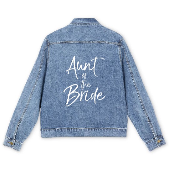 Aunt Of The Bride For Bridal Py Men's Denim Jackets