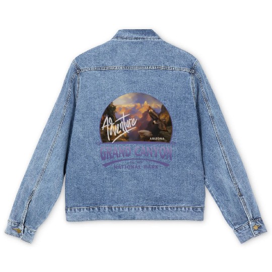 Grand Canyon National Park Arizonna Men's Denim Jackets
