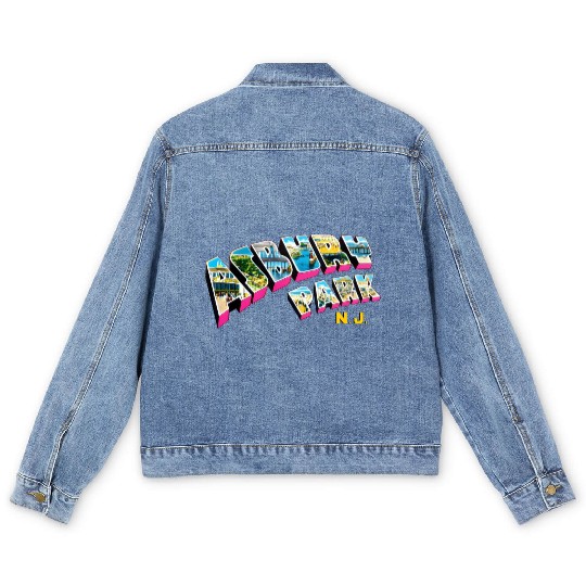 Asbury Park New Jersey Nj Men's Denim Jackets