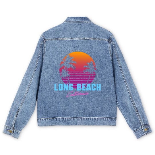 Long Beach California Men's Denim Jackets
