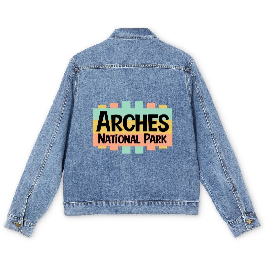 Arches National Park 1 Men's Denim Jackets