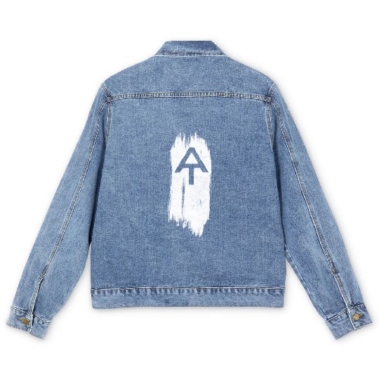 White Blaze Appalachian Trail At Minimalist Hiking Men's Denim Jackets