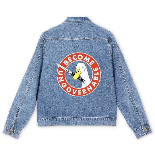 Become Ungovernable Goose Knife Men's Denim Jackets