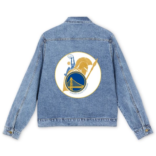 New Era Golden State Warriors Team Logo T-Shir Men's Denim Jackets