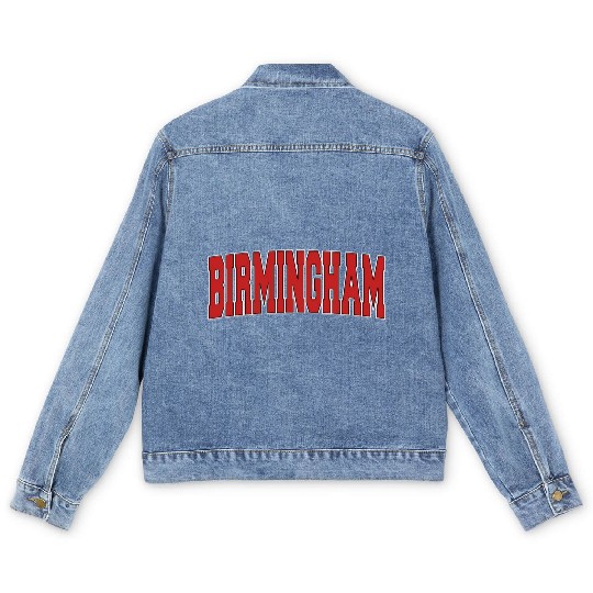 Birmingham Varsity Style Uk Sports Men's Denim Jackets