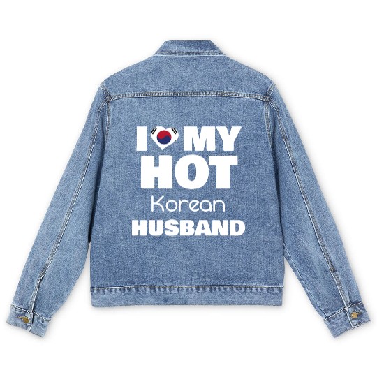 Married To Hot Korea Man I Love My Hot Korean Men's Denim Jackets