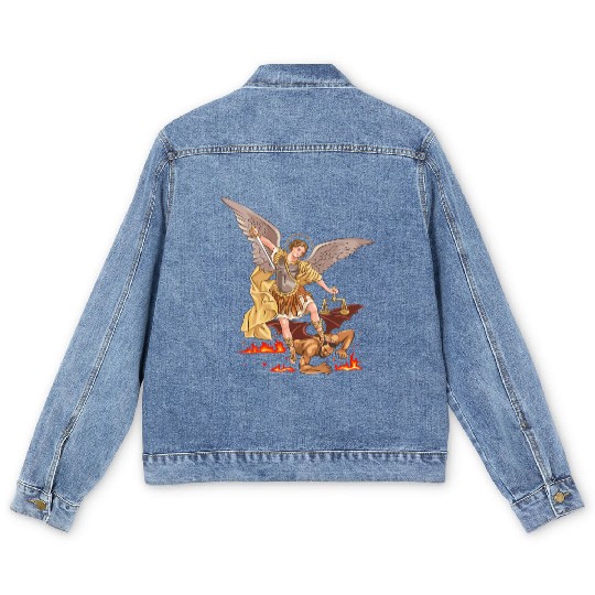 St Michael The Archangel Men's Denim Jackets