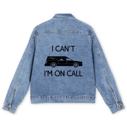 Mortician Mortuary Science Student Men's Denim Jackets