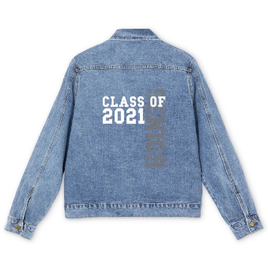 Senior Class Of 2021 Graduation 2021 Men's Denim Jackets