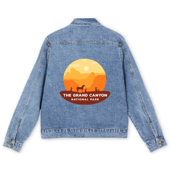 Grand Canyon National Park Arizonna - Men's Denim Jackets