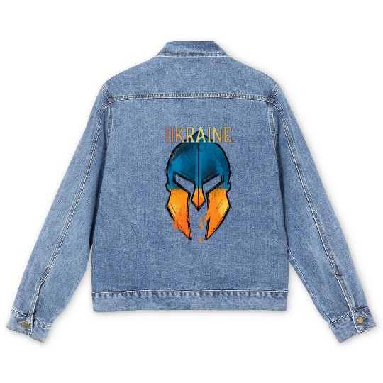 Support Ukraine Men's Denim Jackets