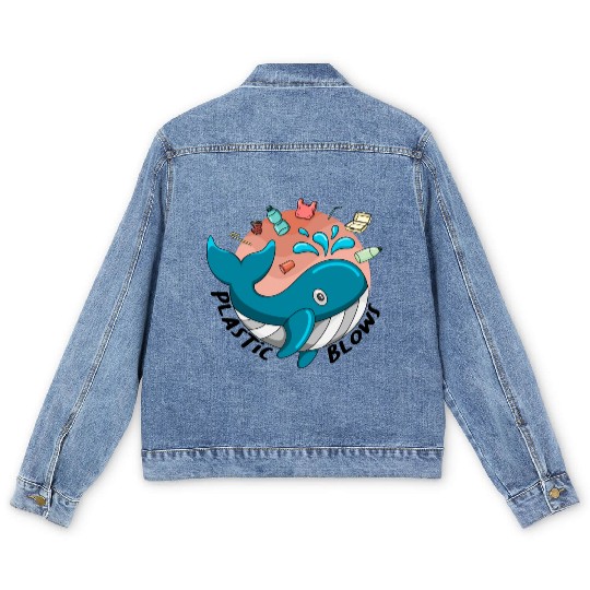 Save The Planet Men's Denim Jackets