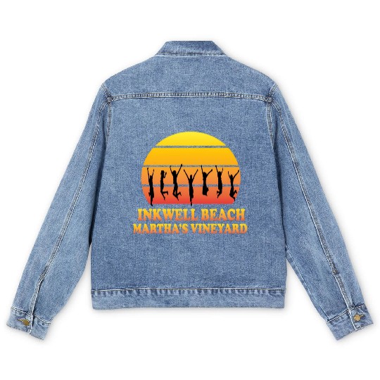 Inkwell Beach Oak Bluffs Martha'S Vineyard Ma Men's Denim Jackets