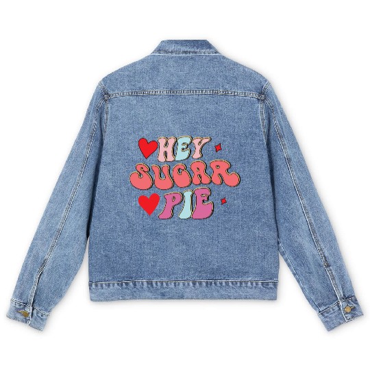 Valentine Sublimation 01 Valentine s Day Valentine Men's Denim Jackets