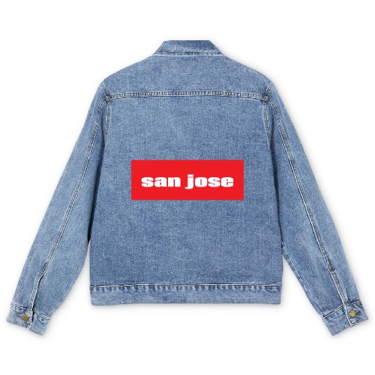 San Jose California Men's Denim Jackets