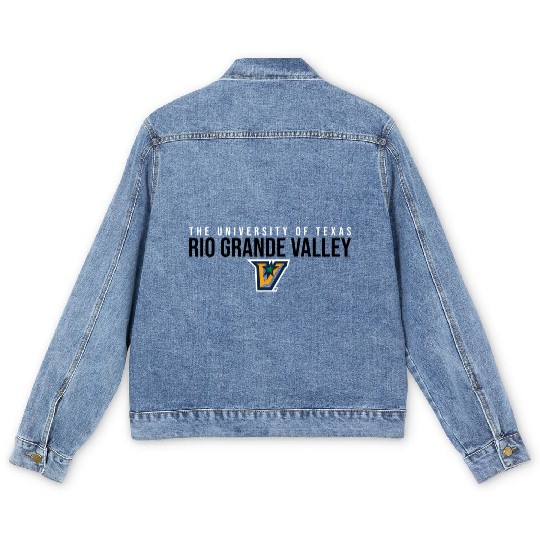 Ut Rio Grande Valley Utrgv Vaqueros Stacked Men's Denim Jackets