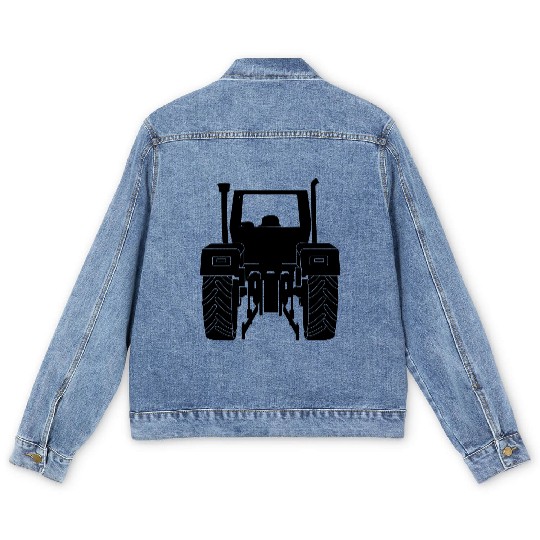 Farm tractor rear Men's Denim Jackets