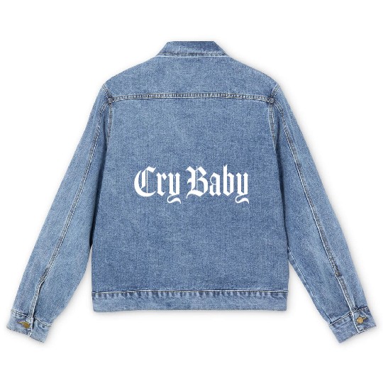 Cry Baby Old English Men's Denim Jackets